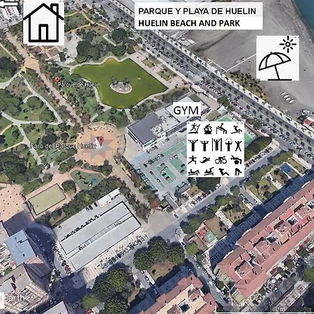 City Center And Next To The Beach 3 Bedrooms Malaga